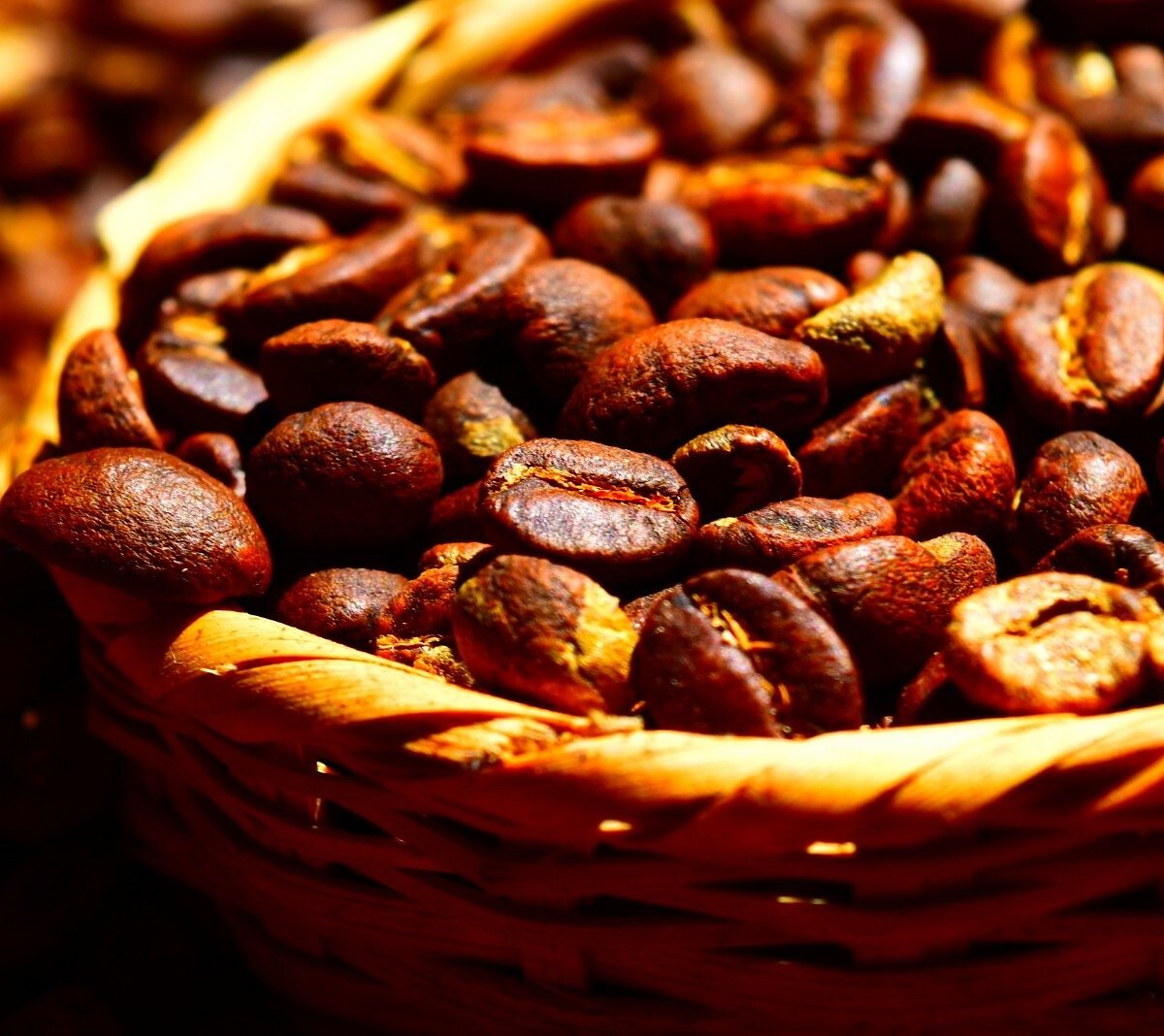 Café recién tostado